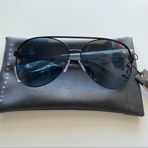 NWT Quay Australia High Key Aviator Sunglasses